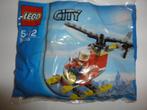 Gloed Nieuw Lego City Brandweerman met Helikopter, 30019, Nieuw, Complete set, Ophalen of Verzenden, Lego