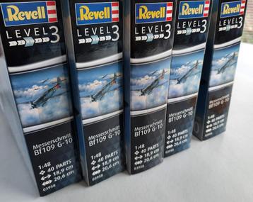 Revell 5 dozen Messerschmitt BF-109G-10 1/48 beschikbaar voor biedingen
