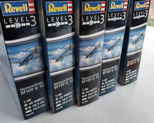 Revell 5 dozen Messerschmitt BF-109G-10 1/48, Hobby en Vrije tijd, Modelbouw | Vliegtuigen en Helikopters, Nieuw, Vliegtuig, Groter dan 1:72