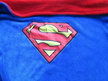 Badjas Superman~Blauw~Fleece~Douche jas Maat L/XL beschikbaar voor biedingen