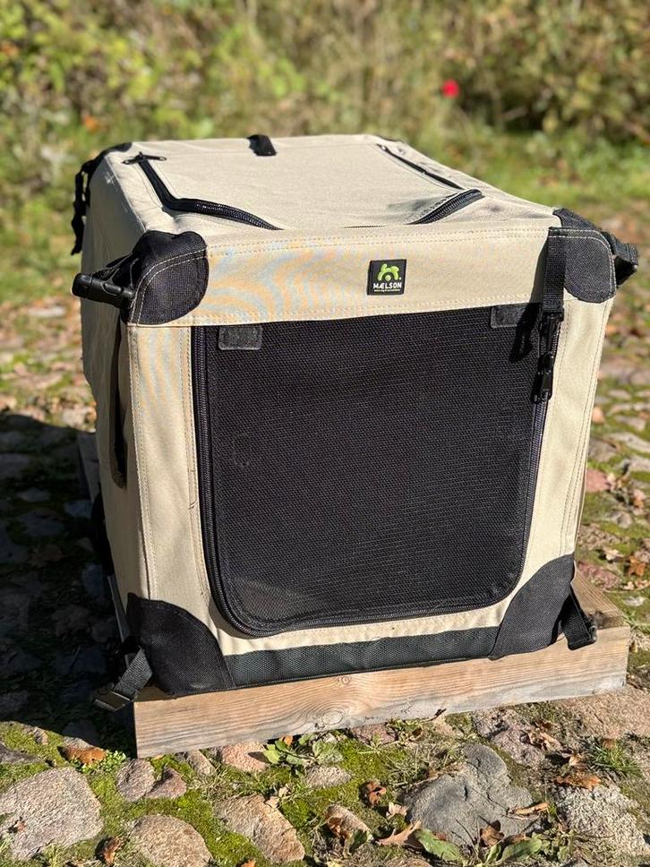 Maelson soft kennel 72 ecru, Dieren en Toebehoren, Hondenbenches, Zo goed als nieuw, Ophalen of Verzenden