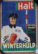 Winterhulp poster verkeersborden januari 1942, Ophalen of Verzenden, Luchtmacht, Nederland