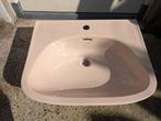Vintage beige Sphinx wastafel., Zo goed als nieuw, Minder dan 100 cm, Wasbak of Wastafel, 25 tot 50 cm