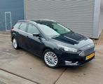 Ford Focus 1.0 Ecoboost 125pk 2014 Zwart, Auto's, Zwart, Zwart, Origineel Nederlands, Handgeschakeld