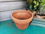 Italiaanse terracotta bloempot wijde 27,5w-19hoog Miekje's, Tuin en Terras, Bloempotten, 40 cm of meer, ., Rond, Ophalen of Verzenden