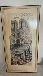 Lithographie Notre Dame de Paris – Ortiz Alfau 1970, Ophalen