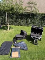 Thule Urban glide 2 duowagen met reiswieg en accessoires, Kinderen en Baby's, Kinderwagens en Combinaties, Zo goed als nieuw, Met reiswieg