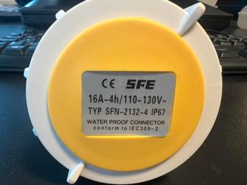 Partij Waterproof Conn (2,50 per stuk)  16A IP67 - 110 Stuks beschikbaar voor biedingen