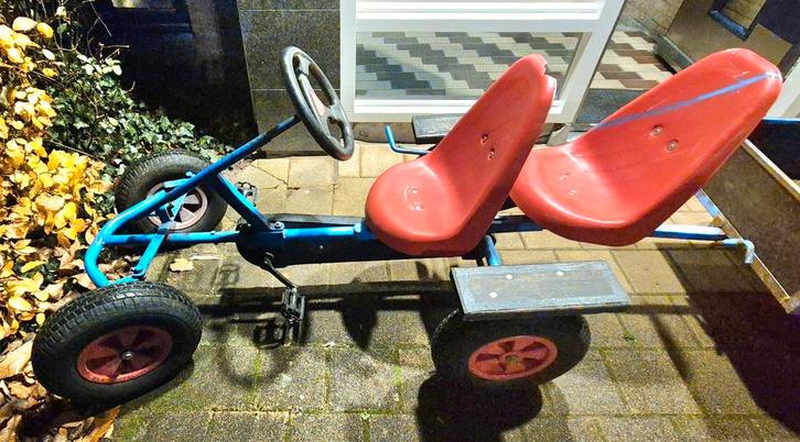 Mammoet Berg Skelter met aanhanger, Kinderen en Baby's, Speelgoed | Buiten | Skelters, Gebruikt, Berg, Duozit, Met kar of aanhanger