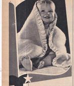 Retro reclame 1950 Kodak Brownie foto van blije baby, Verzamelen, Ophalen of Verzenden