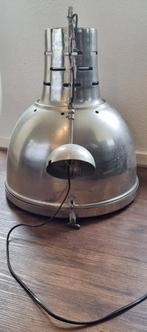 Industriële hanglamp, Huis en Inrichting, Lampen | Hanglampen, Ophalen, Gebruikt, Glas, 50 tot 75 cm