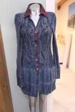 Elisa Cavaletti club prachtig jurkje of tuniek M blauw, Maat 38/40 (M), Zo goed als nieuw, Elisa Cavaletti, Boven de knie