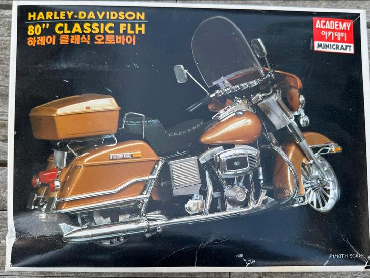 Vintage Harley Davidson Bouwdoos - Compleet!, Hobby en Vrije tijd, Modelbouw | Auto's en Voertuigen, Nieuw, Overige typen, Groter dan 1:32