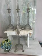 Portieux val saint Lambert 4x antieke heilige hart kandelaar, Antiek en Kunst, Antiek | Glas en Kristal, Ophalen of Verzenden