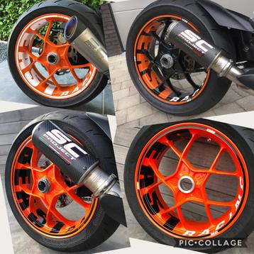 BEAST racing stickerset velgen KTM Superduke 1290/1390/GT beschikbaar voor biedingen