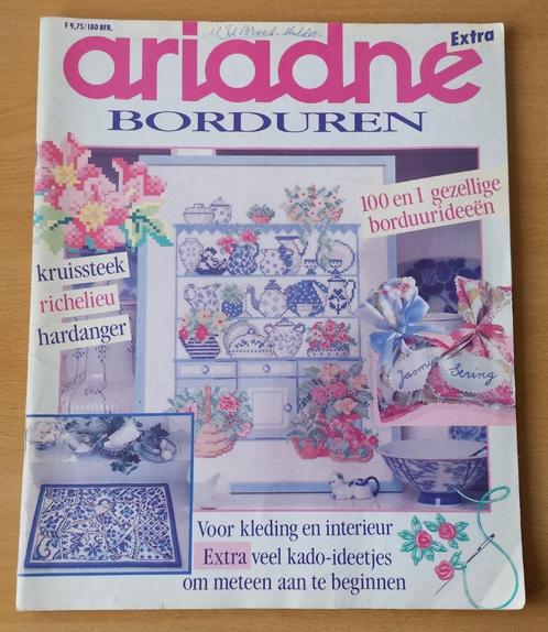 Ariadne Extra Borduren - nr.3 - 1989, Hobby en Vrije tijd, Borduren en Borduurmachines, Gebruikt, Patroon, Handborduren, Ophalen of Verzenden