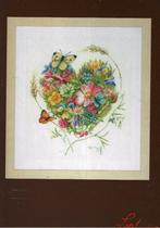 Cado marjolein bastin borduurpakket, a heart of flowers 960, Ophalen of Verzenden, Nieuw, Handborduren, Borduurpakket