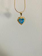 🧿💙🦋Kettinghanger goud 14 karaat oog 585 anna nina, Ophalen of Verzenden, Goud