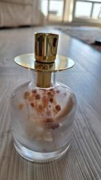 Stijlvolle Kandelaar met Bloemen, Gebruikt, Ophalen of Verzenden, Metaal, Bruin