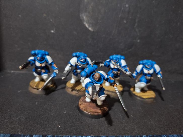 Warhammer40k Storm Wardens Space Marine leger, Hobby en Vrije tijd, Wargaming, Gebruikt, Warhammer, Figuurtje(s), Geverfd, Verzenden