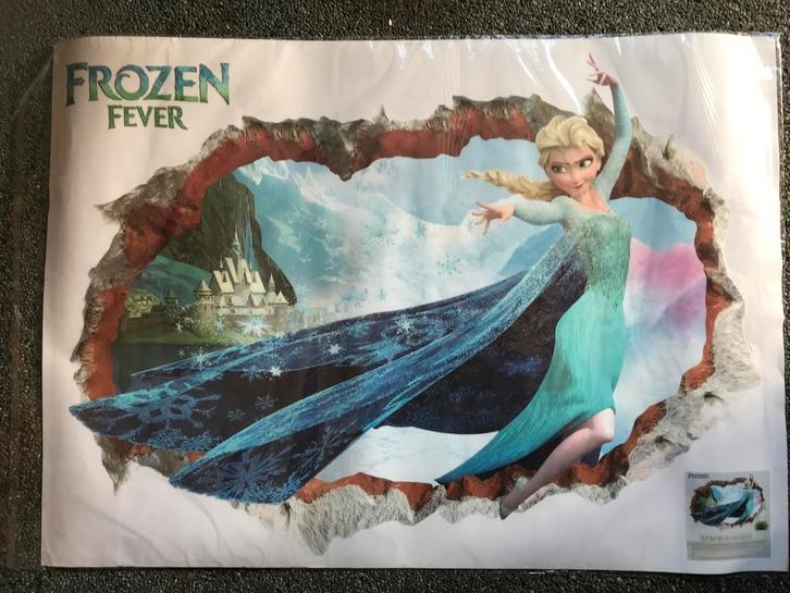 FROZEN muursticker 2 soorten, Kinderen en Baby's, Kinderkamer | Inrichting en Decoratie, Nieuw, Wanddecoratie, Ophalen of Verzenden