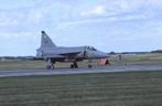 Saab Viggen, Zweden. (Dia)  Bieden vanaf € 0,50, Ophalen of Verzenden, Zo goed als nieuw, Kaart, Foto of Prent