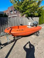 Jeanneau Cap 370 Rigiflex met Yamaha 15pk 4-takt + trailer, Watersport en Boten, Ophalen, Overige materialen, Gebruikt, Minder dan 70 pk