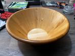 Ikea vintage houten salade kom schaal, Ophalen of Verzenden, Zo goed als nieuw, Rond, Hout