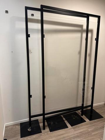 werkplekscherm scheidingswand beschermwand H190xB108cm 2x beschikbaar voor biedingen