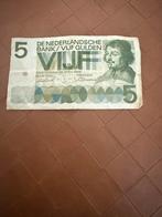 Vijf gulden biljet 1966, Postzegels en Munten, Bankbiljetten | Nederland, Ophalen, 5 gulden