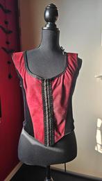 Laughing Vampire corset top M/L gothic cyber punk metal emo, Maat 42/44 (L), Zonder mouw, Ophalen of Verzenden, Zo goed als nieuw