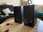 2 Luidsprekers van Kenwood LS-322 L 60watt, Gebruikt, 60 tot 120 watt, Front, Rear of Stereo speakers, Ophalen