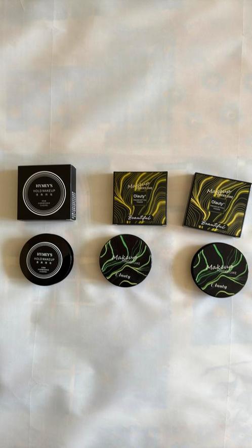 Make-up powder cake bundel, Sieraden, Tassen en Uiterlijk, Uiterlijk | Cosmetica en Make-up, Zo goed als nieuw, Gehele gezicht