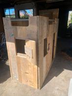 Steigerhouten hoogslaper, Kinderen en Baby's, Kinderkamer | Stapelbedden en Hoogslapers, Ophalen, Gebruikt, Hoogslaper