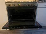 Smeg gasfornuis 90cm met electrische oven en afzuigkap, Ophalen, Gebruikt, Hete lucht, 60 cm of meer