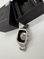 Apple Watch Stijlvolle stalen Case 44mm, Ophalen of Verzenden, Zo goed als nieuw, Bandje