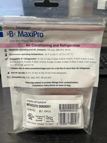 Airco maxipro koppelingen diversen maten beschikbaar voor biedingen