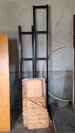 Ikea IVAR kast - Zwart/Blank, Ophalen, Met plank(en), Gebruikt, 200 cm of meer