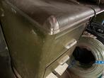 Lips vintage stalen bureau met marmoleum blad, Ophalen of Verzenden, Zo goed als nieuw