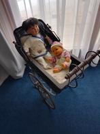 Antieke poppenwagen met brocante stoel, Ophalen of Verzenden
