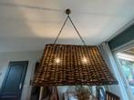 Rotan hanglamp, Huis en Inrichting, Ophalen, 75 cm of meer, Hout, Landelijk