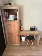 Kinder bureau steigerhout, Ophalen, Gebruikt, Tafel(s) en Stoel(en)