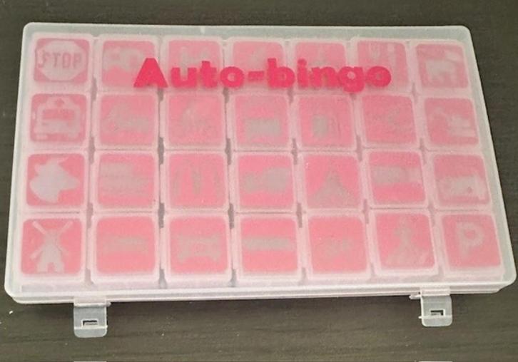 Auto bingo z.g.a.n. (Sp254), Hobby en Vrije tijd, Gezelschapsspellen | Kaartspellen, Zo goed als nieuw, Ophalen of Verzenden