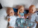 3 babyborn poppen met roze ogen.ZGAN, Verzamelen, Poppen, Ophalen of Verzenden, Zo goed als nieuw, Pop
