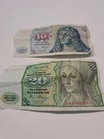 Duitse Mark 10 en 20 biljet, Postzegels en Munten, Duitsland, Ophalen