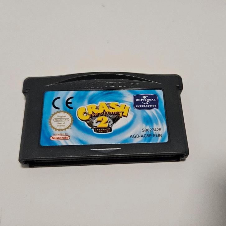 Crash Bandicoot 2 Nintendo gameboy advance gba, Spelcomputers en Games, Games | Nintendo Game Boy, Zo goed als nieuw, Avontuur en Actie
