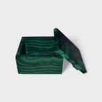 Doosje met deksel Malachiet  40 x 30 x 26mm, Ophalen of Verzenden, Mineraal