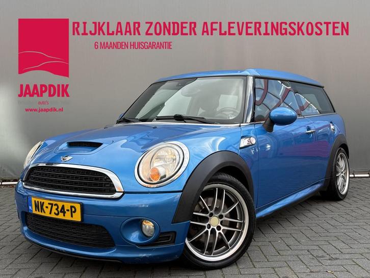 MINI Clubman BWJ 2009 1.6 175 PK Cooper S Chili AUTOMAAT | P, Auto's, Mini, Bedrijf, Te koop, Clubman, ABS, Airbags, Airconditioning