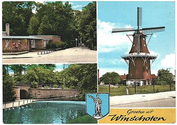 910143 Winschoten Groningen 1971 Gelopen met Postzegel beschikbaar voor biedingen