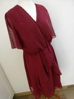 Bordeaux rood jurkje maat L 42 44 gevoerd SHEIN, Maat 42/44 (L), Ophalen of Verzenden, Zo goed als nieuw, Boven de knie